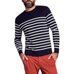 Armor Lux Homme Marin "Goulenez" Homme Pull, Multicolore (Navire/Milk 6tq), XL EU