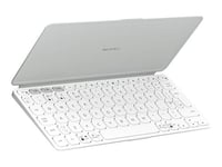 Logitech Keys-To-Go 2 - Clavier - couvercle intégré - sans fil - Bluetooth LE - QWERTY - R.-U. - gris pâle