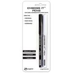 Ranger Emboss It Pens 2-pack - Black and White