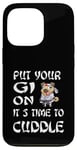 Coque pour iPhone 13 Pro Mettez votre Gi On It's Time To Cuddle - Chien Carlin