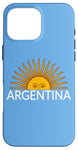 Coque pour iPhone 16 Pro Max Drapeau de l'Argentine - Soleil de l'Argentine - Maillot de sport