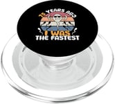 Vintage Legend 75 Years Ago I Was The Fastest Men Women Bday PopSockets PopGrip for MagSafe