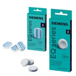 Siemens EQ Series Coffee Machine Cleaning TZ80001B, Descaling TZ80002B Tablets