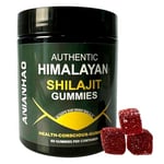 Shilajit Gummies, Manuka Honey Infused Authentic Himalayan Gummies, Original from Himalayan, for Energy, Immunity & Focus, Sugar-Free, 60 Gummies