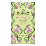 Pukka Teas Organic Tulsi Clarity - 20 Teabags x 4 Pack
