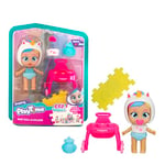 Cry Babies Playtime Marcheur Interactif de Dreamy, Mini Poupée Day Care avec Un Trotteur Interactif, Complétez Votre Monde Playtime, Pleure de Vraies Larmes, Jouet Cadeau pour Enfants de 4 a 6 Ans