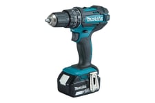 Makita DHP482RFX9 - borehammerbor/skruemaskine - ledningfri - 2 batterier, inkluderet oplader