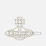 Vivienne Westwood Annalisa Silver-Tone Faux Pearl Hair Clip