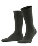 FALKE Men's Sensitive London M SO Cotton With Soft Tops 1 Pair Socks, Green (Military 7826) new - eco-friendly, 8.5-11