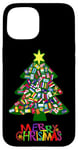 iPhone 15 International Flags Nations Love World Peace Christmas Tree Case