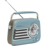 Madison Radio Bluetooth Retro ja FM (matta sininen)