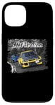 Coque pour iPhone 13 CP9A Racing CAR jaune vs bleu