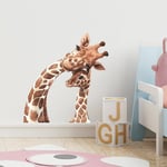 Jalleria - Stickers Muraux Animaux Jungle Girafe Autocollant Mural Safari Girafe Décoration Murale Chambre Enfants Bébé Pépinière Salon