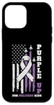 Coque pour iPhone 12 mini Purple Up For Military Kids Drapeau américain US