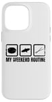 Coque pour iPhone 14 Pro Max Drôle de tambour Week-end Musique Band Trap Set