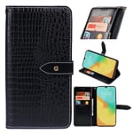 Cubot Note 20 Premium Leather Wallet Case [Card Slots] [Kickstand] [Magnetic Buckle] Flip Folio Cover for Cubot Note 20 Smartphone(Black)