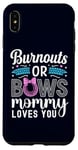 Coque pour iPhone XS Max Burnouts or Bows Mommy Loves You Baby Shower Sexe Reveal