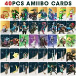 40 st/set Nfc Amiibo-kort för Legend Of Zelda Breath Of The Wild Tears Of The Kingdom Link Card Set Set 40pcs