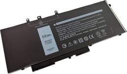 7.6V 68Wh Batterie pour Dell Latitude 5480 5280 5590 5490 E5480 E5580 E5490 E5590, Precision 15 3520 3530, GD1JP 0GD1JP DY9NT 0DY9NT 5YHR4 451-BBZG.[G381]