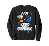 Disney Pixar Finding Dory Just Keep Swimming Group Shot Sweatshirt