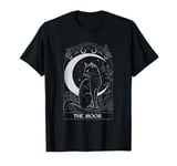 Crescent Moon Cat Tarot Card Graphic for Tarot Cat Lovers T-Shirt