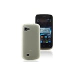 COQUE DE PROTECTION MOCCA GEL FROST POUR HUAWEI ASCEND P6 BLANC