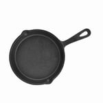 16cm 20cm Vintage Cast Iron Skillet Frying Pan Burnt NOn Stick (16cm)