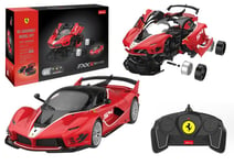 Rastar Ferrari FXXK EVO kauko-ohjattava auto Constructor 88 kpl, punainen