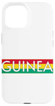 iPhone 15 GUINEA FLAG SPORTS SOCCER FOOTBALL ATHLETIC TEAM JERSEY Case