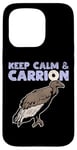 iPhone 15 Pro Keep Calm And Carrion Vulture Scavenging Bird Case