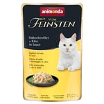 Animonda vom Feinsten Adult i saus 18 x 50 g - Kyllingfilet + ost i saus