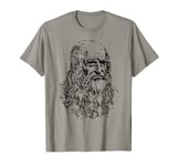 Leonardo DA VINCI Portrait Face T-Shirt