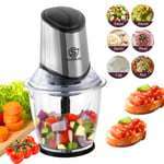 1.5L Food Chopper Electric Meat Grinder Machine Kitchen Fruit Vegetable Grinder