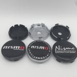 4 st 56mm 60mm 65mm 68mm Nismo Gtr-logotyp Bilsymbol Hjulnav Centrumkåpa Emblem Klistermärken Styling Tillbehör, 56mm Nismo Klistermärke1 [DB]