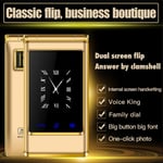 2G Gsm Flip Mobile Phone For Elderly Dual Display 3.0 Inch Big Button Cell For