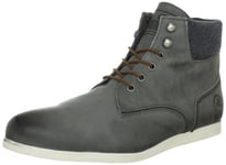 Jack & Jones JJ Phantom Ji Org Bottes pour Homme, Gray Grau Leather Grey, 44 EU