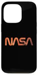 Coque pour iPhone 13 Pro Logo rétro de la NASA Mars Worm Patch Space Exploration Graphic