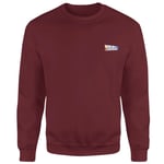 Back To The Future Sweatshirt - Burgundy - S - Burgundy