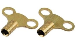 Bross Radiator Plumbing Bleed Key  Solid Brass Venting Air Valve Silverline