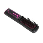 Hair Straightener Brush Cordless USB Rechargeable Fast Heating Frizz Control GF0