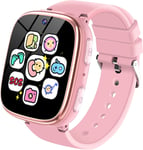 Montre Connectée Enfant - Montre Intelligente Pour Enfants Avec Appel Sos Jeux Pédomètre Caméras Musique Torche Reveil - Smartwatch Téléphone Enfants De 4 À 12 Ans Fille Garçon (Ro[Wat081655]