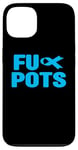 Coque pour iPhone 13 T-shirt bleu clair de sensibilisation aux POTS - FU POTS Awareness