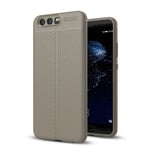 Huawei P10 Plus      Leather Texture Case    Grey