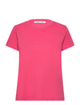 Solly Tee Solid 205 Tops T-shirts & Tops Short-sleeved Pink Samsøe Samsøe