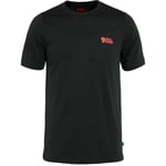 Fjällräven Men's Abisko Wool Logo Short Sleeve Black, XL