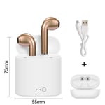 XIAOPENG I7s Wireless Earphones Bluetooth Headphones Sport Earbuds Headset With Mic Earpiece For Iphone Xiaomi Samsung Huawei Oppo 1PCS/Golden