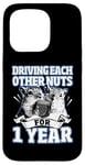 iPhone 15 Pro 1st Wedding Anniversary Driving each other Nuts 1 Year Case