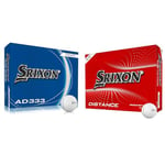Srixon AD333 11 - High-Performance Distance and Speed Golf Balls - Low Compression & Distance 10 (NEW MODEL) - Dozen Golf Balls - High Velocity and Responsive Feel - Resistant