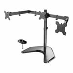 Xclio Triple Monitor Stand for upto 27 Inch Monitors with Height/Tilt/