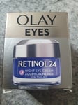 1 x OLAY EYES RETINOL 24 NIGHT EYE CREAM - 15ml (FREE UK DELIVERY)